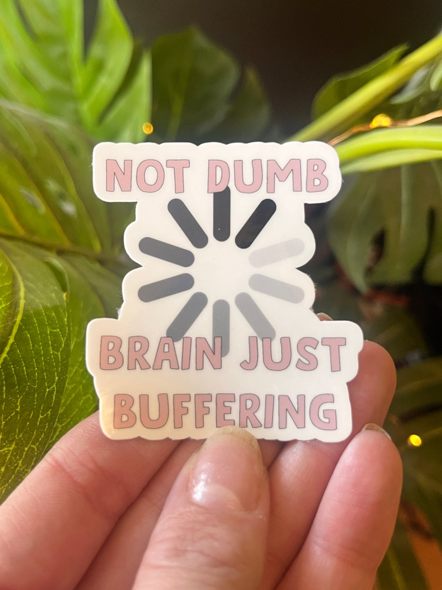 Brain Buffering Sticker