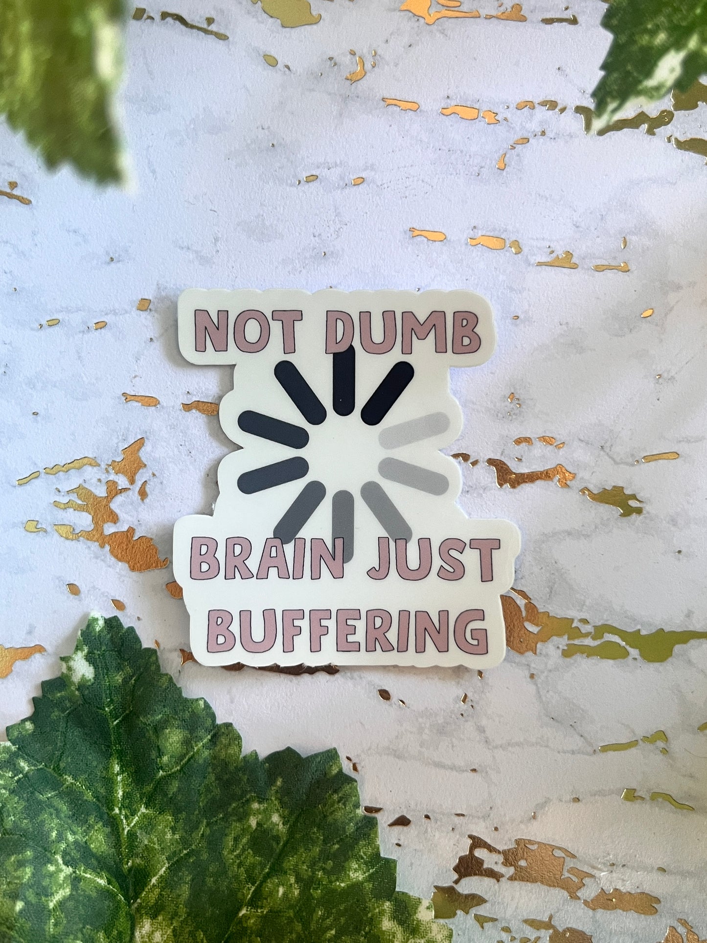 Brain Buffering Sticker