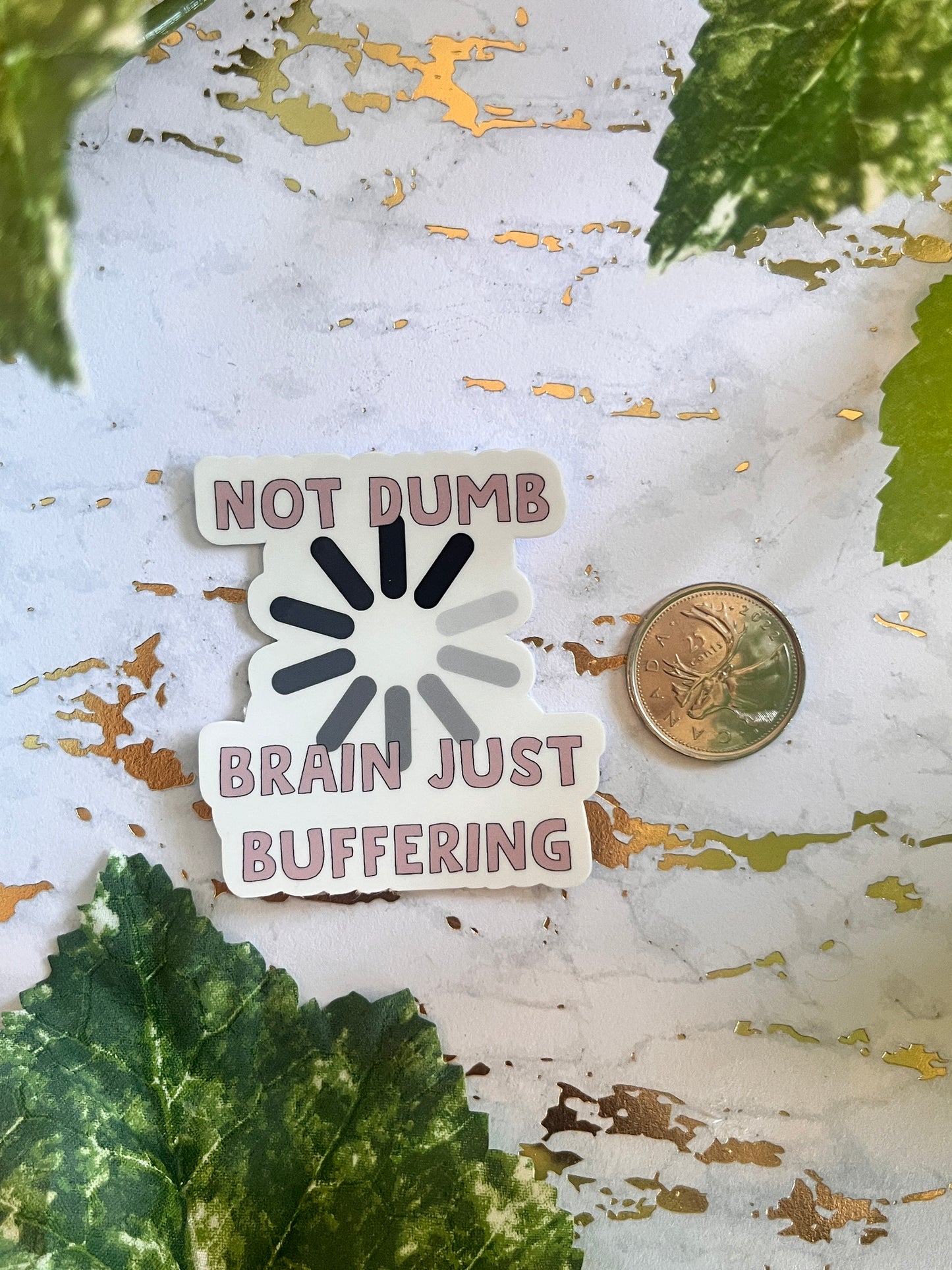 Brain Buffering Sticker