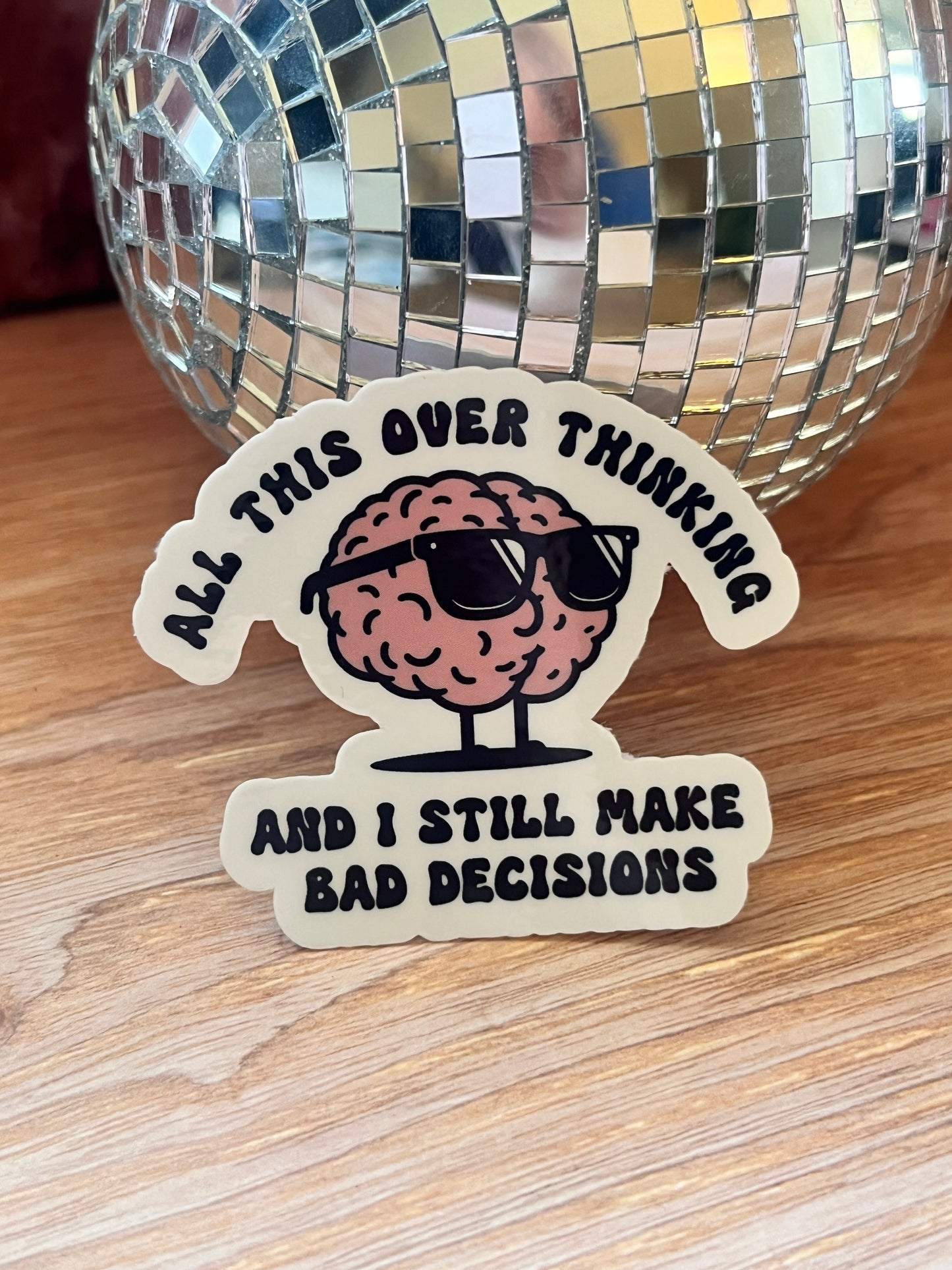 Overthinking Sticker