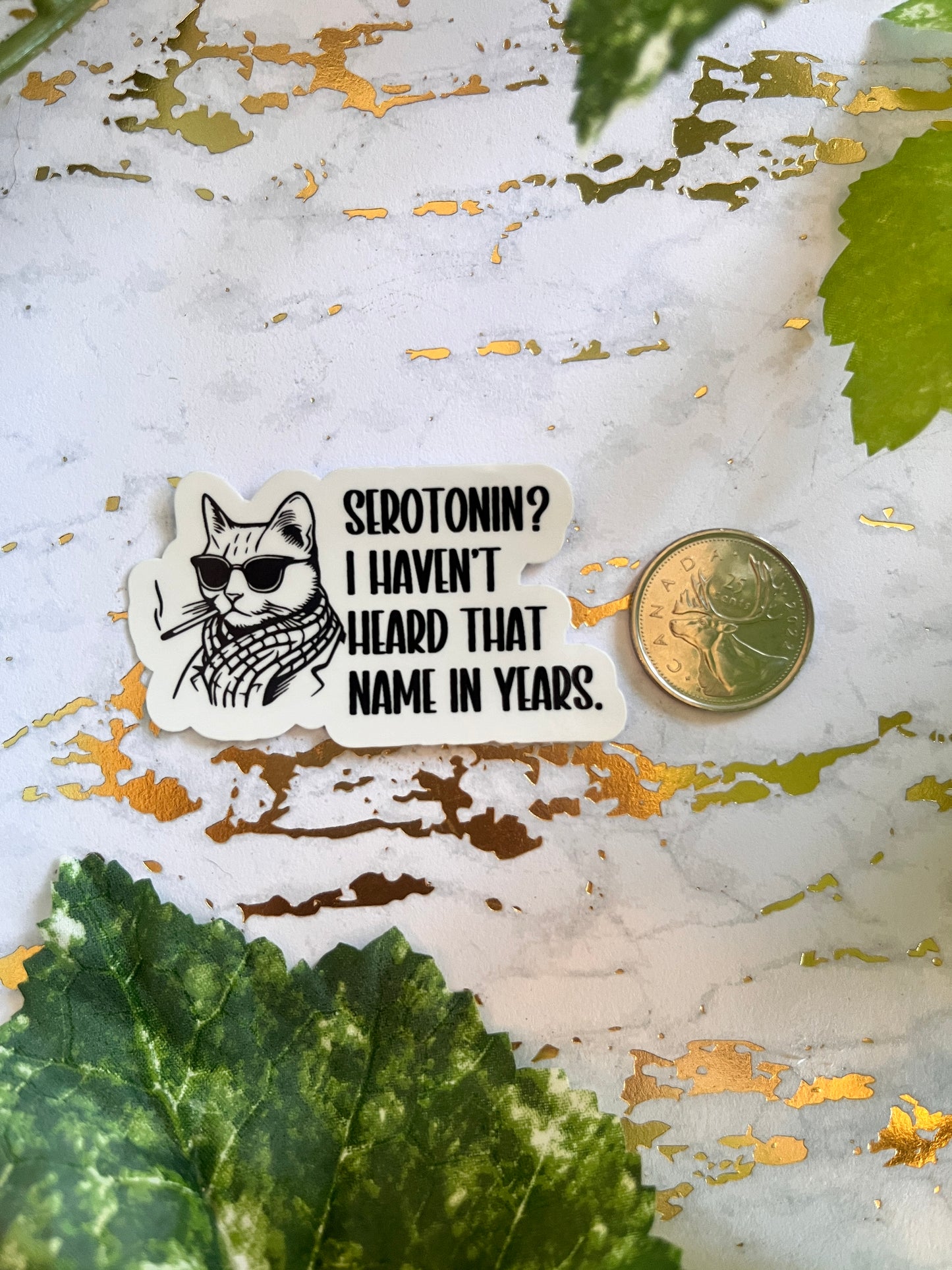 Serotonin Sticker