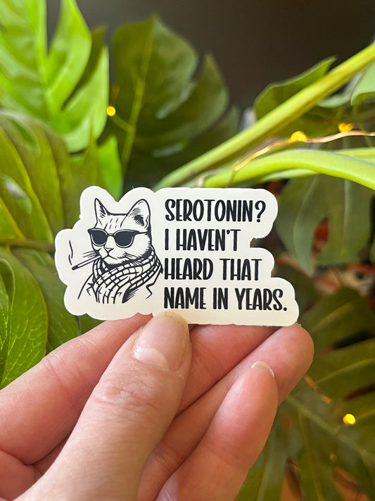 Serotonin Sticker