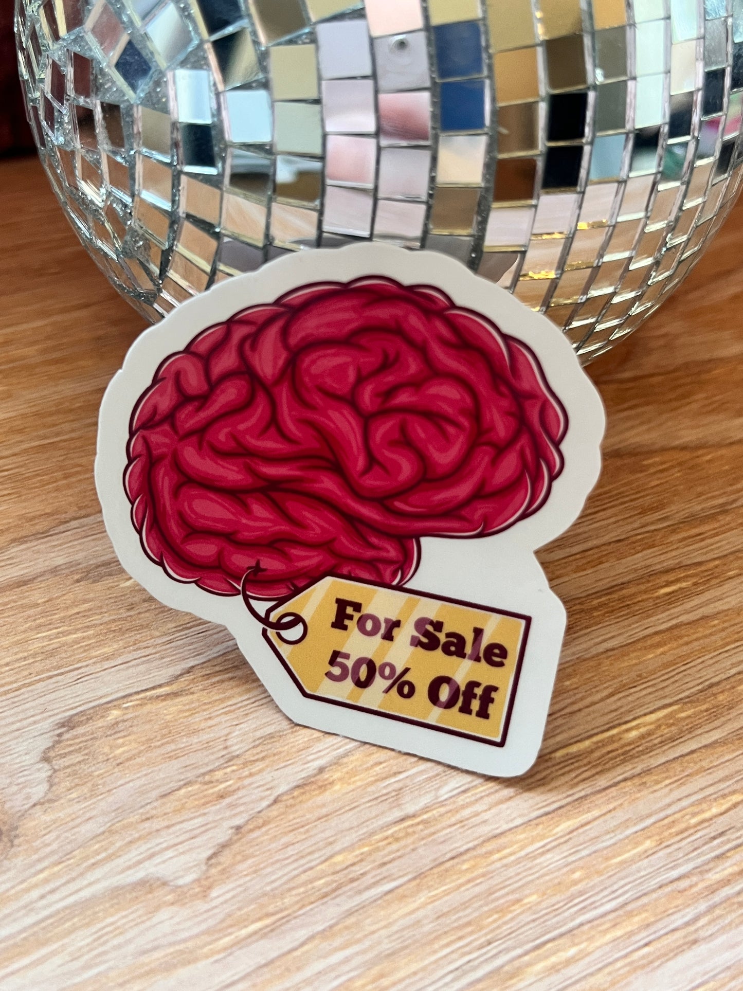 Brain for Sale Sticker