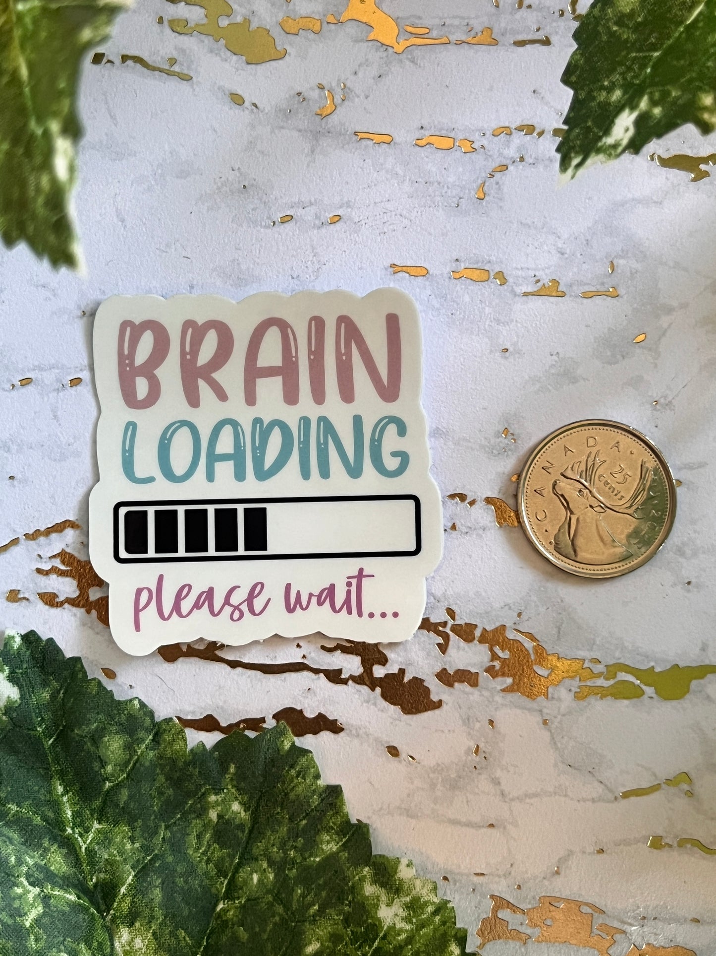 Brain Loading Sticker