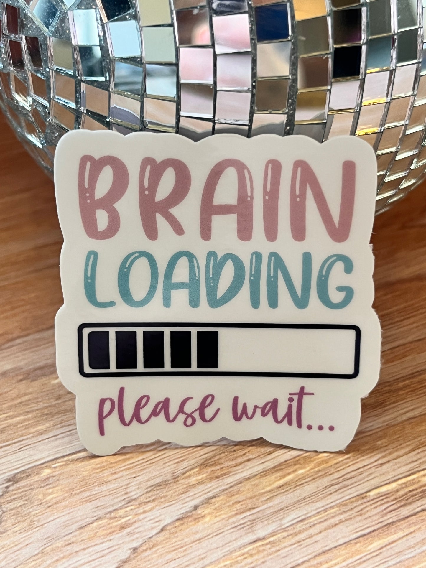 Brain Loading Sticker