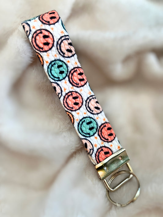 Smiley Face Wristlet